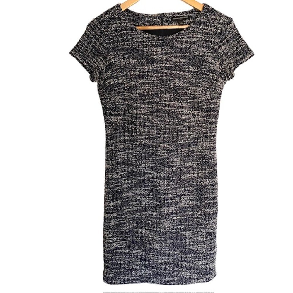 Banana Republic Navy Blue Tweed Dress 2